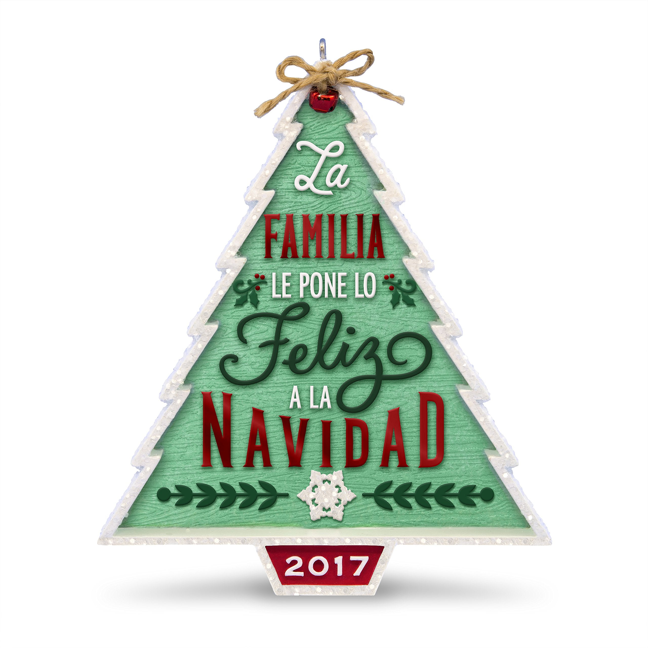 Hallmark Keepsake 2017 Nuestra Familia...Nuestra Navidad Dated Christmas Ornament