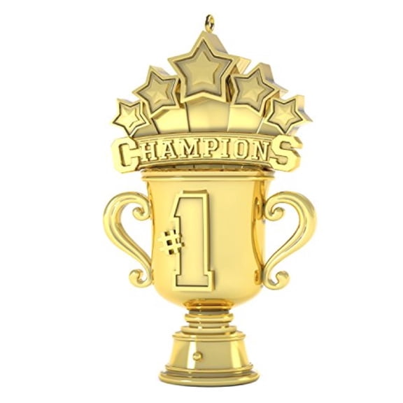 Hallmark Keepsake 2017 We Are the Champions Trophy Musical Christmas Ornament