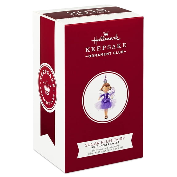 Hallmark Keepsake 2019 Sweet Sugar Plum Fairy Christmas Club Ornament New Box