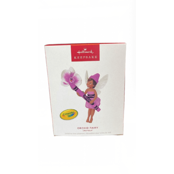 Hallmark Keepsake 2025 Crayola Orchid Fairy Christmas Ornament New with Box