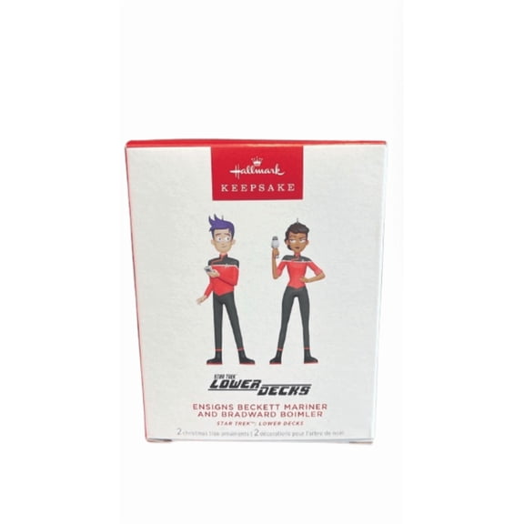 Hallmark Keepsake 2025 Star Trek Lower Decks Christmas Ornament Set New with Box