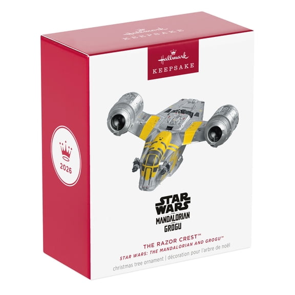 Hallmark Keepsake 2026 Star Wars: The Mandalorian and Grogu Razor Crest Ornament
