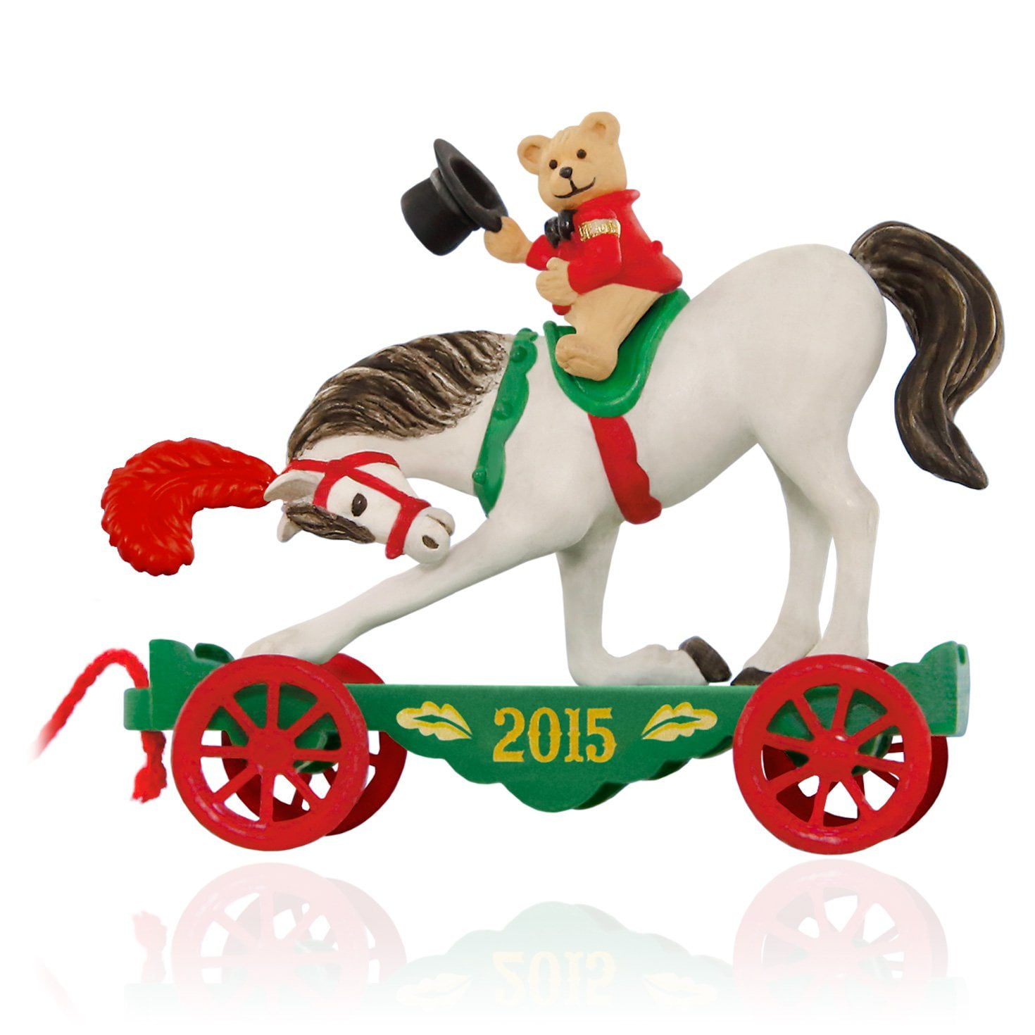 Hallmark Keepsake "A Pony for Christmas 18 with Teddy Bear" Holiday