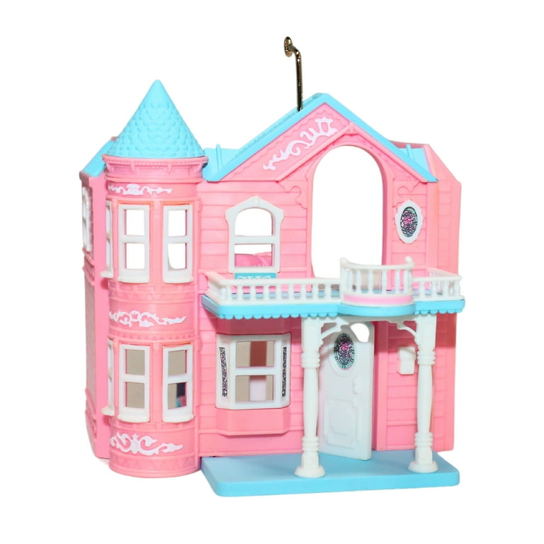 箱なし Hallmark Barbie Family Deluxe House 2007 Barbie - Family Deluxe House Hallmark Ornament | The