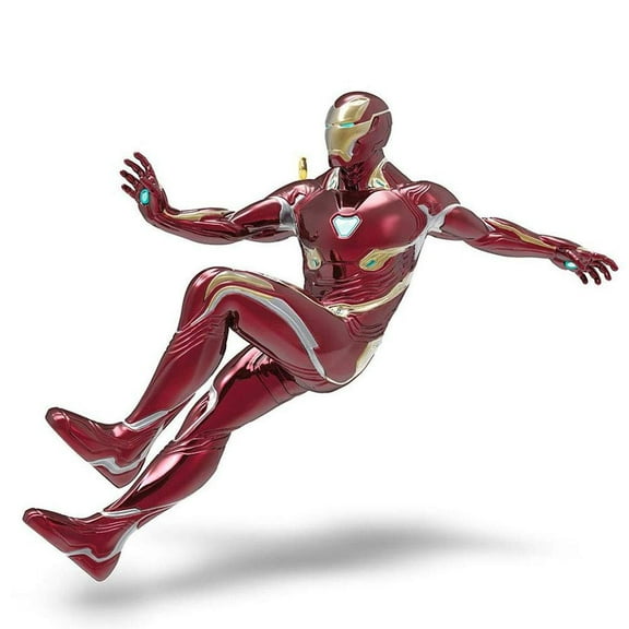 Hallmark Keepsake Christmas Ornament 2018 Year Dated, Marvel Avengers: Infinity War Iron Man with Light
