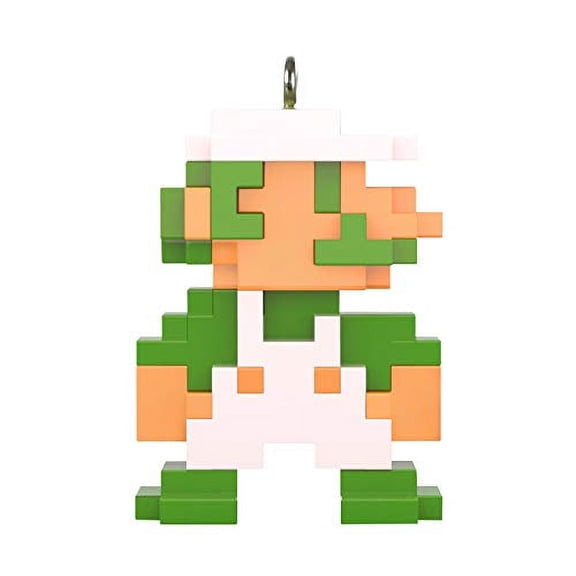 2020 8-Bit Luigi Nintendo Hallmark Keepsake Christmas Tree Ornaments QXM8214