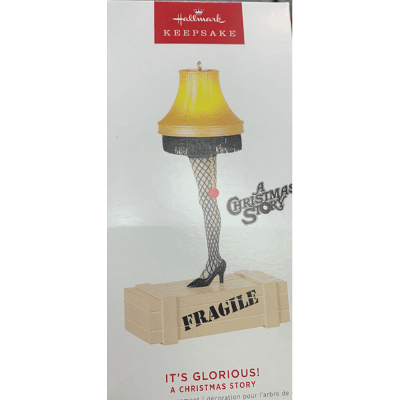 Hallmark Keepsake Christmas Ornament 2022, A Christmas Story It's Glorious! Leg Lamp with Light