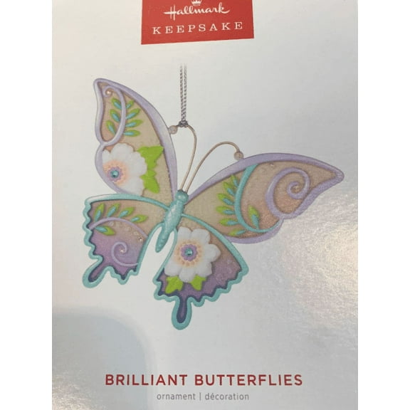 Hallmark Keepsake Christmas Ornament 2022, Brilliant Butterflies