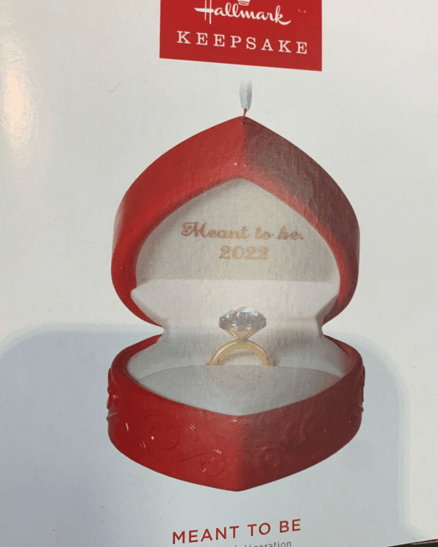 【popo】 Holiday Ornaments Hallmark Engagement Ring Ornament Hallmark