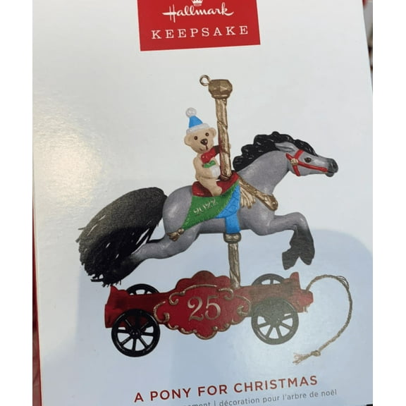 Hallmark Keepsake Christmas Ornament 2022 Year-Dated, A Pony for Christmas