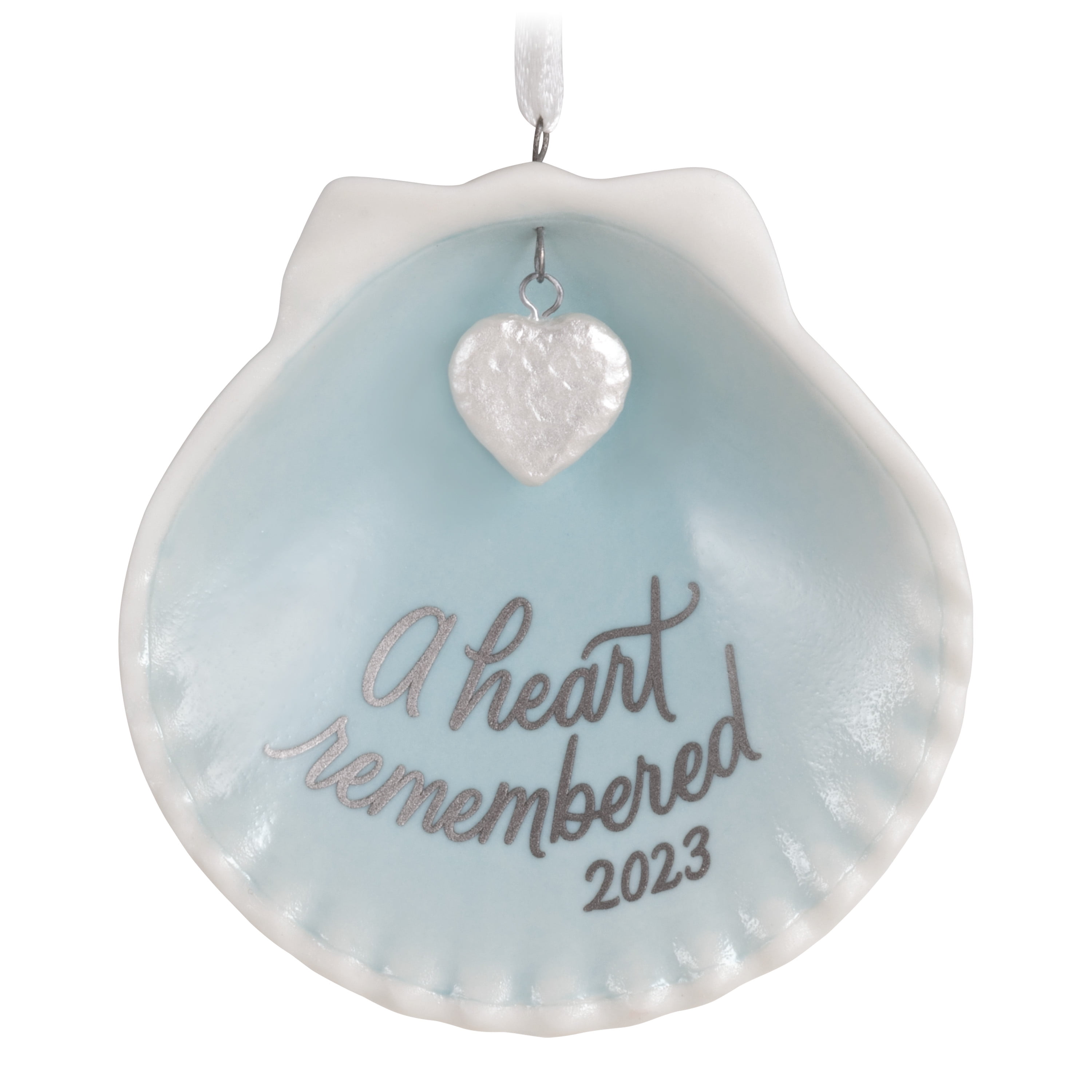 Hallmark Keepsake Christmas Ornament 2023, A Heart Remembered, Clam