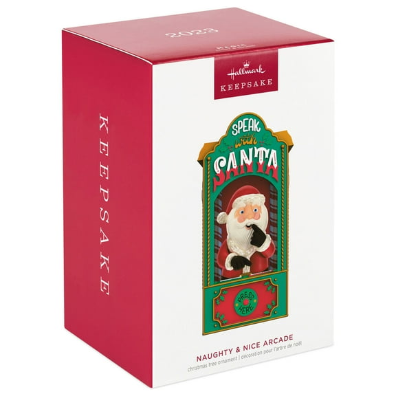 Hallmark Keepsake Christmas Ornament 2023, Naughty & Nice Arcade