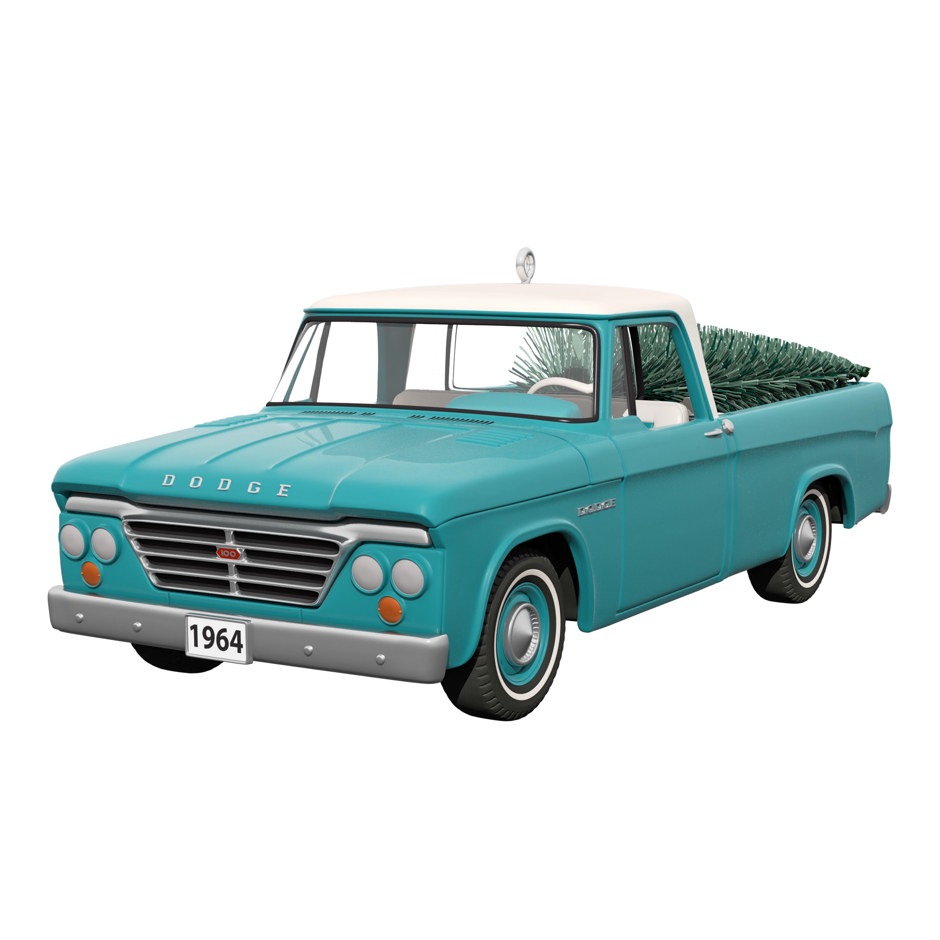 All-American Trucks #30 1964 Dodge D-100 2024 Metal Keepsake Ornament