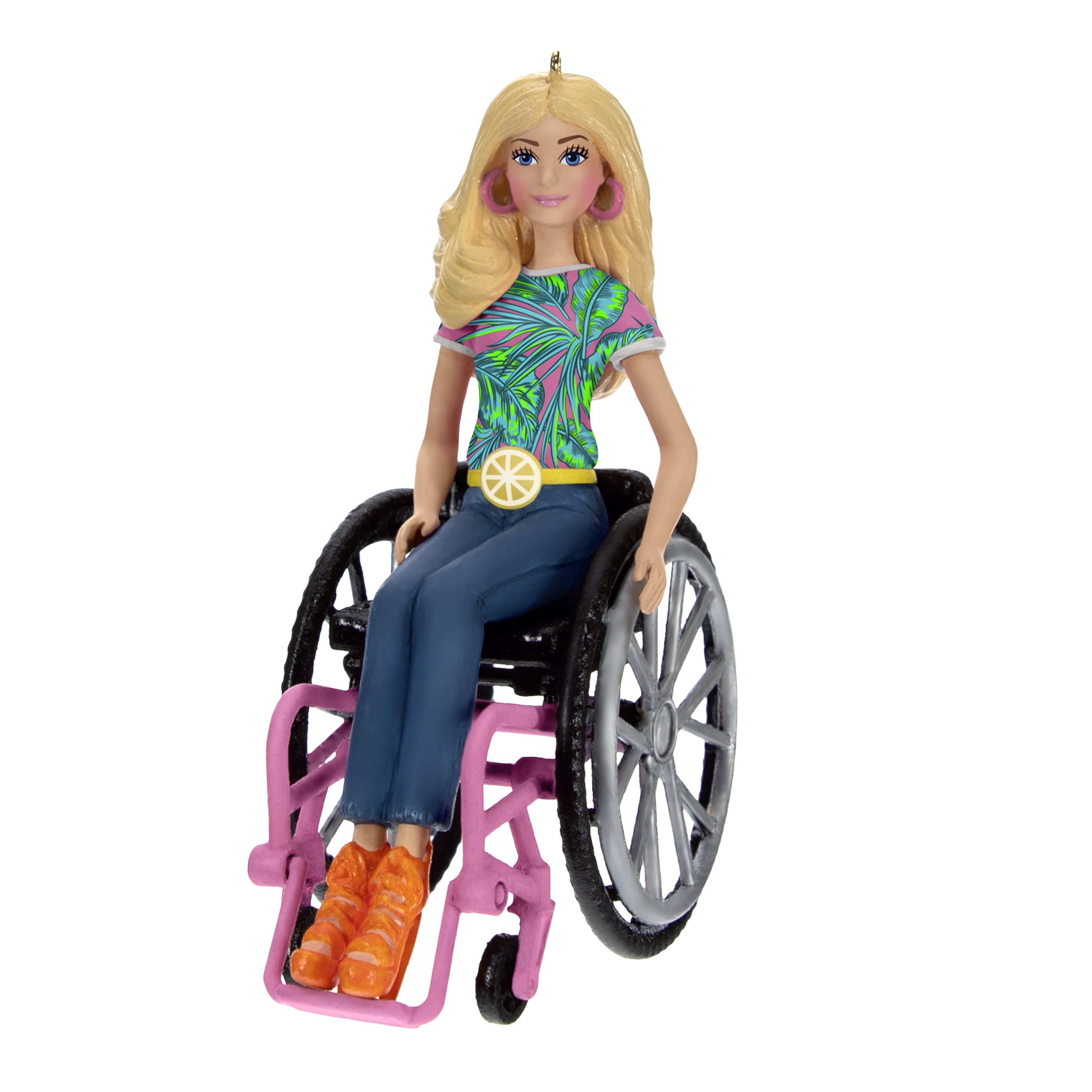 Hallmark Keepsake Christmas Ornament Barbie Fashionista with Wheelchair