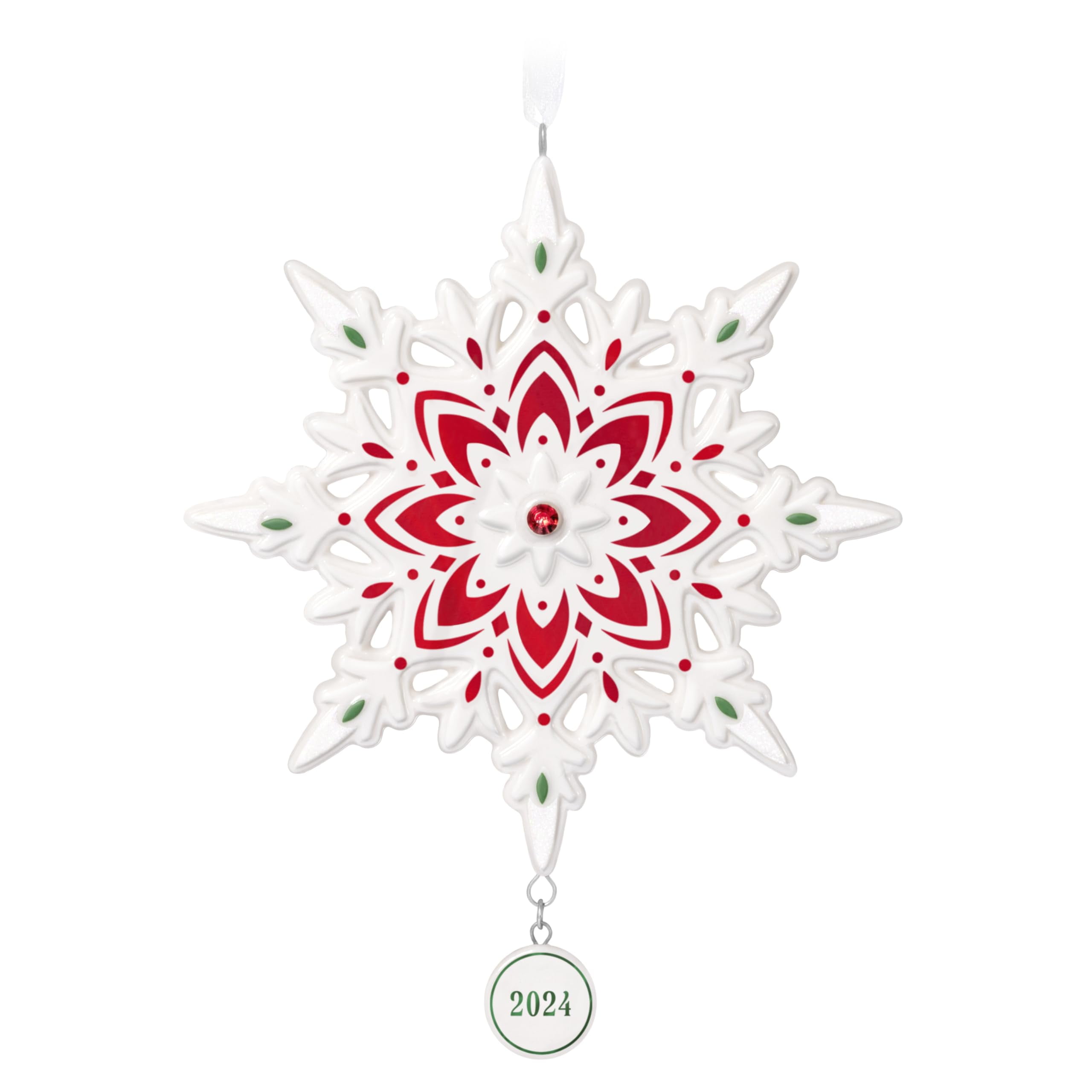 Hallmark Keepsake Christmas Ornament DHF10 2024, Snowflake 2024