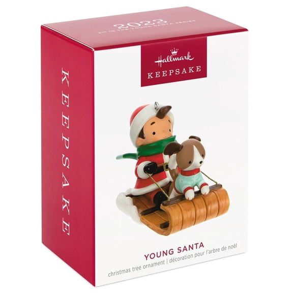 Hallmark 2023 Keepsake Young Santa Christmas Ornament New with Box