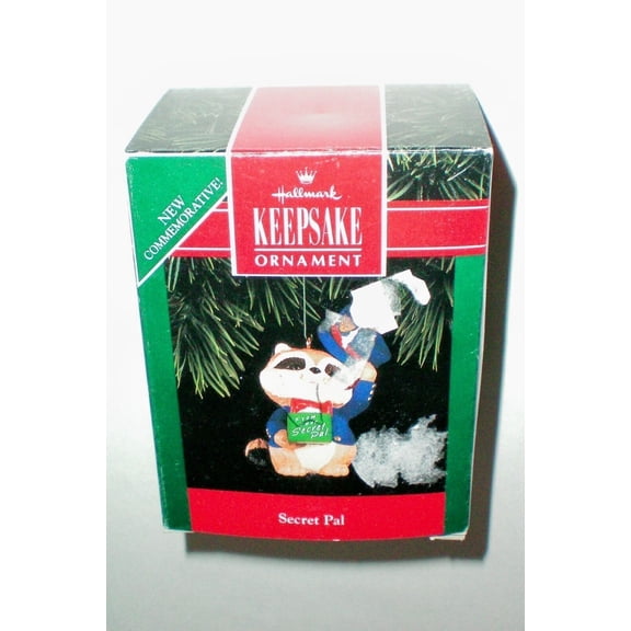 Hallmark Keepsake Christmas Tree Ornament -- Secret Pal -- Dated 1992