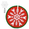 thumbnail image 1 of Hallmark QSB6102 Miniature Disney Mickey Mouse Tree Topper and Christmas Tree Skirt Set, 1 of 4