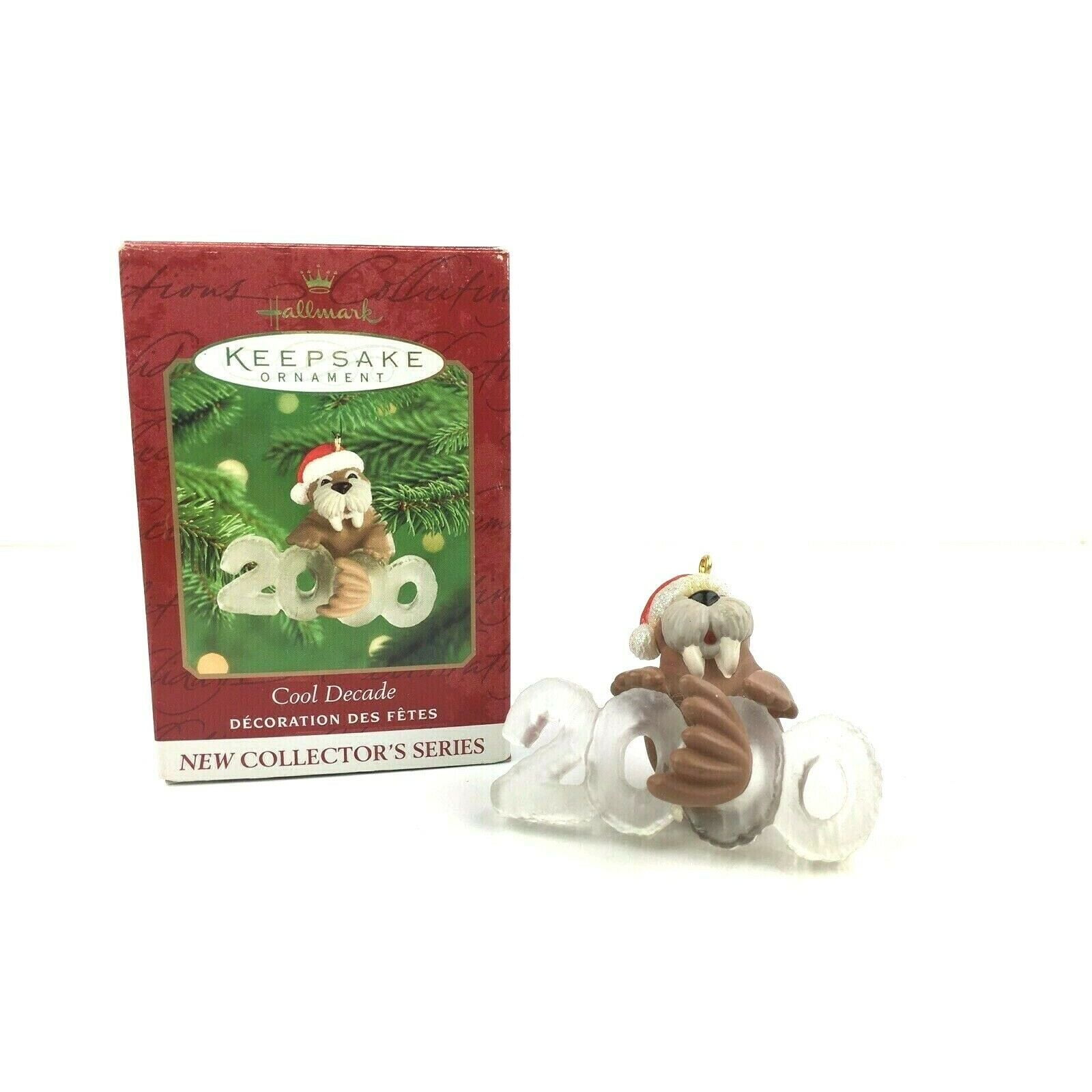 Hallmark Keepsake Ornament Cool Decade 1st Walrus 2000 (QX6764