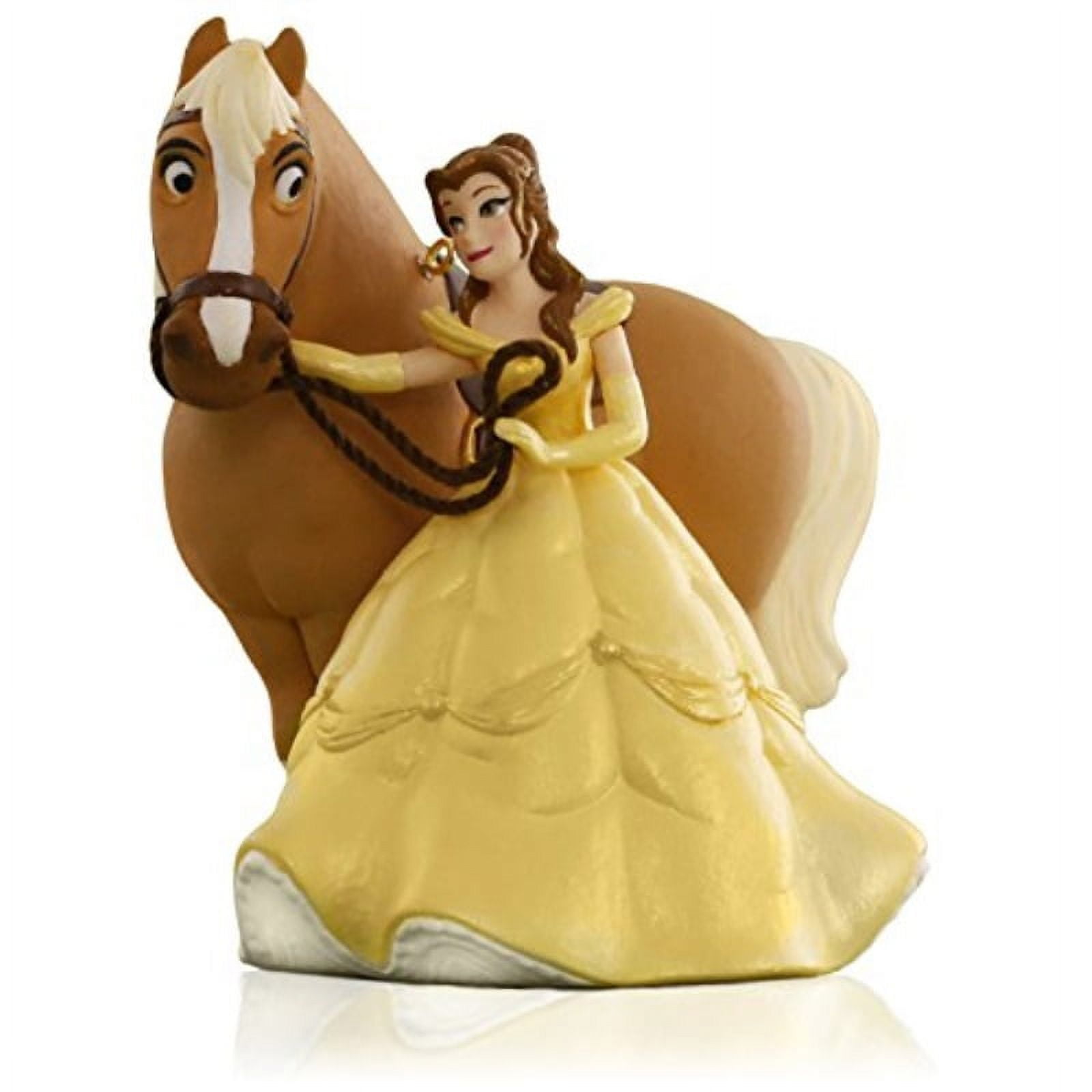 Hallmark Keepsake Ornament: Disney Beauty and the Beast Girl's Best Friend Belle and Phillipe the Horse