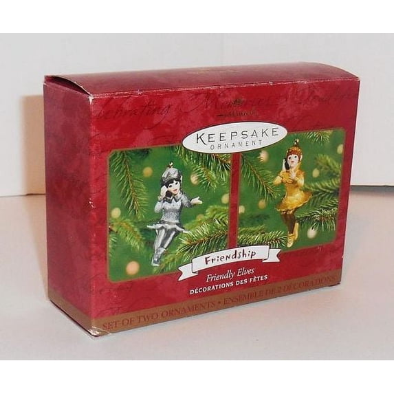 Hallmark Ornament: 2001 Friendly Elves | QX8805
