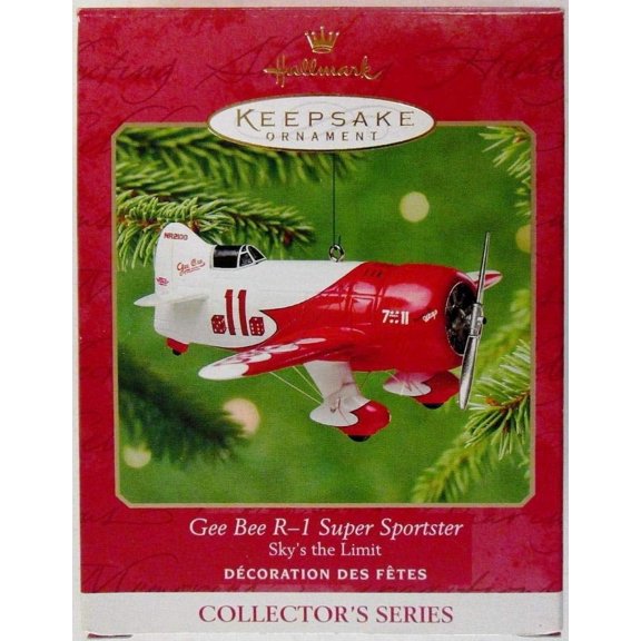 Hallmark Ornament: 2001 Gee Bee R-1 Super Sportster | QX8005 | 5th in Series