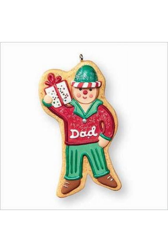 Hallmark Keepsake Ornament - Gingerbread Dad 2007 (QXG6177)