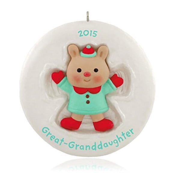 Hallmark Keepsake Ornament Great-Granddaughter Cute Little Bear 2015
