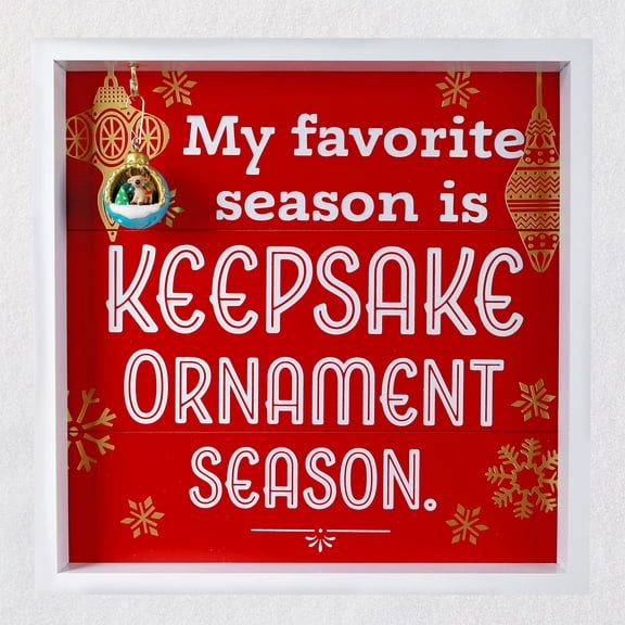 Hallmark Keepsake Ornament Season Wood Quote Sign, 8.5x8.5