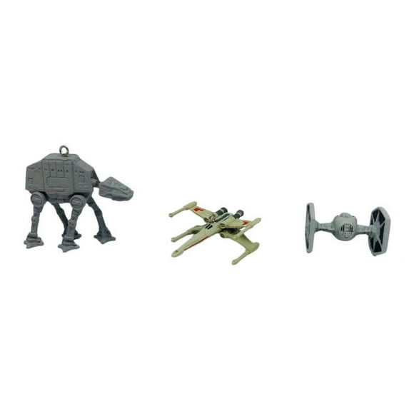 Hallmark Keepsake Ornaments Miniature The Vehicles of Star Wars Set of 3