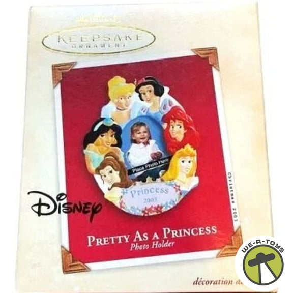 Hallmark Keepsake Pretty As A Princess Disney Photo Holder 2003 Ornament