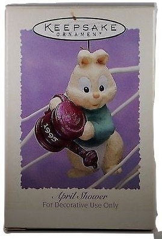 Hallmark Keepsake Rabbit April Shower Ornament - Walmart Business Supplies