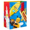 thumbnail image 1 of Hallmark Large Gift Bag (LEGO Minifigures on Blue), 1 of 5
