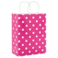 thumbnail image 1 of Hallmark Large Gift Bag (Polka Dots on Hot Pink), 1 of 7