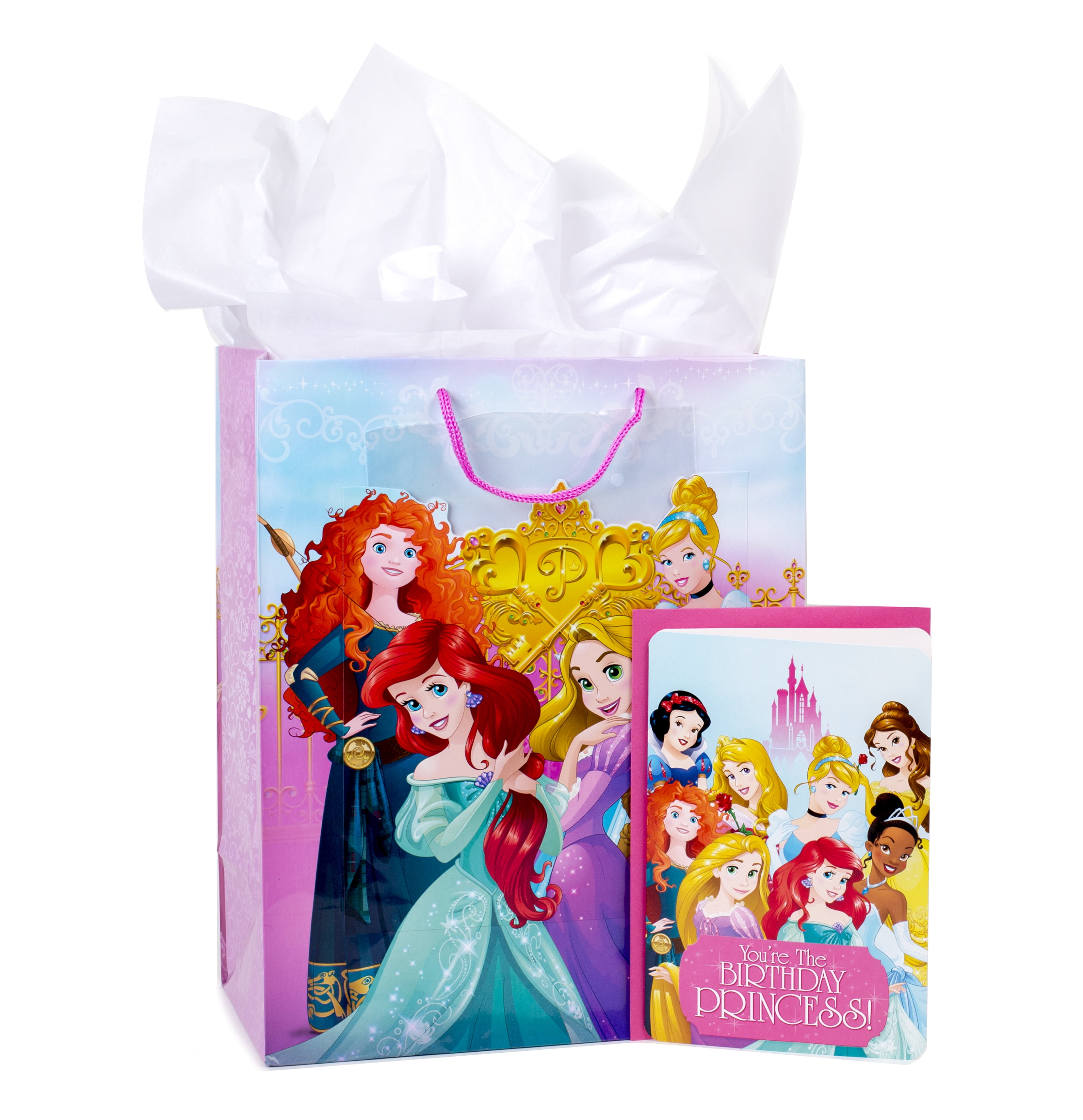 Hallmark Large Birthday Gift Bag with Card and Tissue Paper (Frozen)