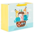 Hallmark Large Horizontal Baby Gift Bag (Cute Ark Animals)