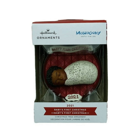 Hallmark Mahogany Baby's First Christmas 2021 Christmas Ornament