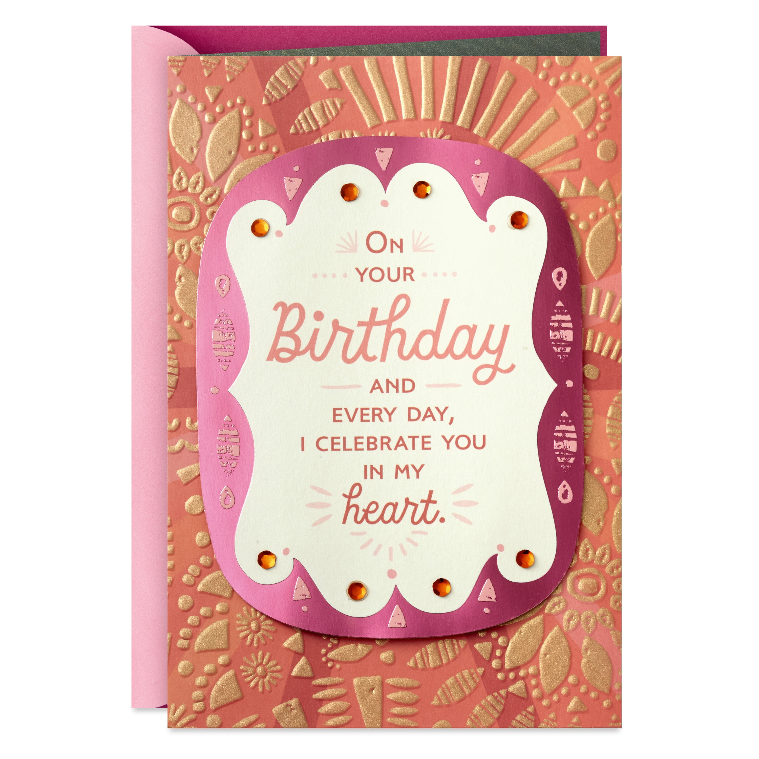 I Celebrate You! Happy Birthday Card for Mother, Birthday & Greeting Cards  by Davia