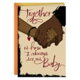 thumbnail image 1 of Hallmark Mahogany Love Card (I'll Never Stop Feeling This Lucky), 1 of 7