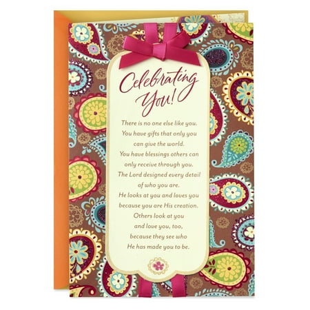 Hallmark Mahogany Religious Birthday Card for Her (Celebrating You)