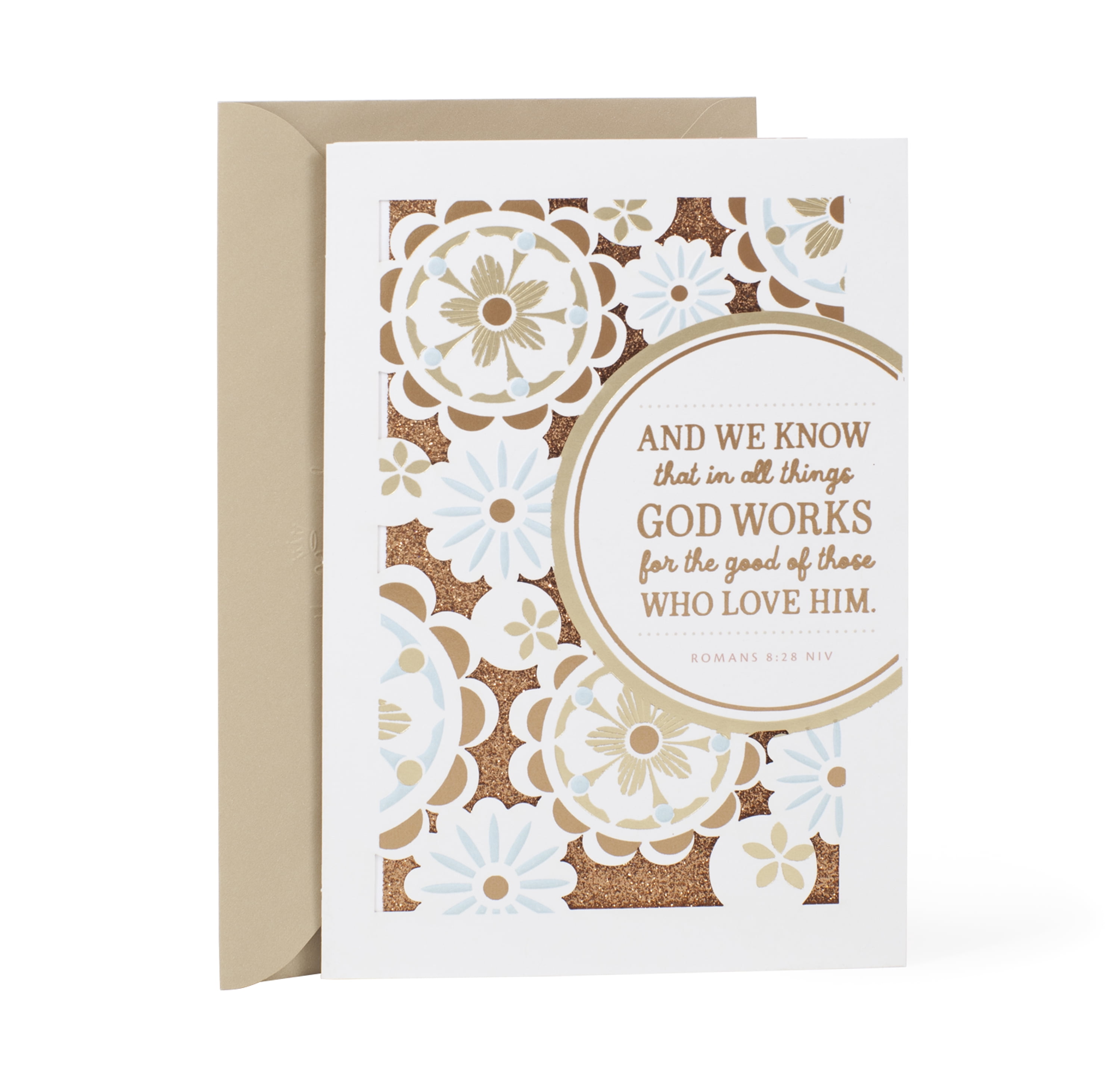 Hallmark Mahogany Religious Thinking of You Card (God Works for the Good)