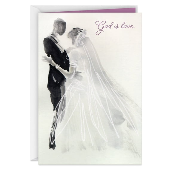 Hallmark Mahogany Religious Wedding Card (Forever Love)