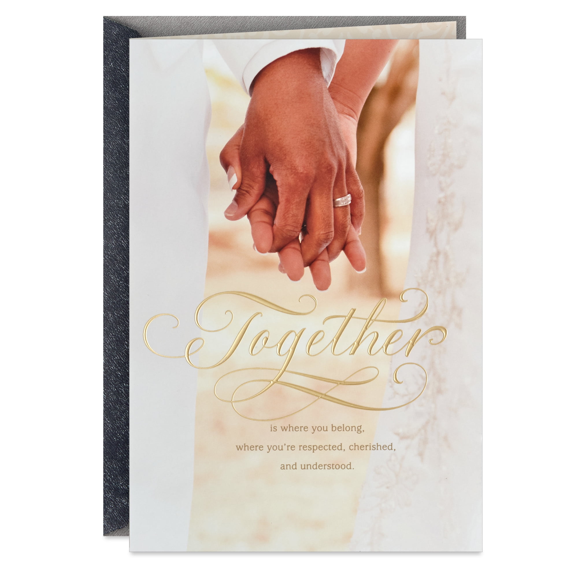 Hallmark Mahogany Wedding Card (Together is Where You Belong)