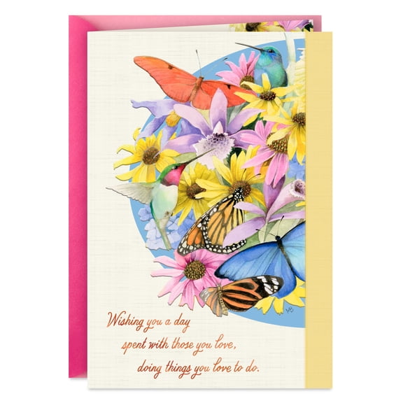 Hallmark Marjolein Bastin Birthday Card (Wishing You the Best Day)
