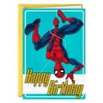thumbnail image 1 of Hallmark Marvel Spider-Man Birthday Card (Web-Tastic Day), 1 of 6