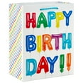 thumbnail image 1 of Hallmark Medium Birthday Gift Bag (Colorful Letter Balloons), 1 of 6