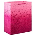 thumbnail image 1 of Hallmark Medium Gift Bag (Pink with Cascading Pink Dots), 1 of 8