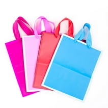 Hallmark Medium Gift Bags for Birthdays, Baby Showers, or Any Occasion (Solid Colors, Pack of 4)