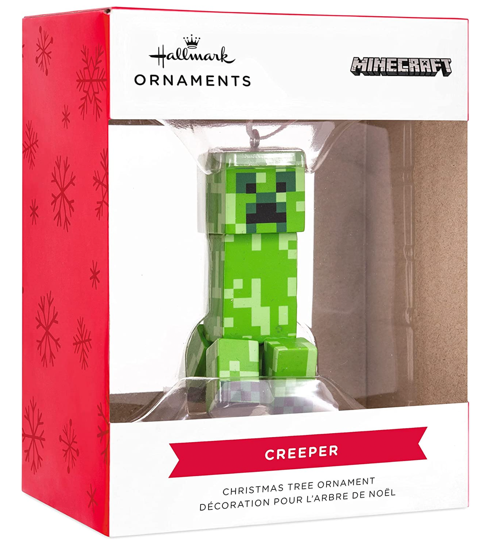 Hallmark Decorazione Natalizia Minecraft: Creeper Su TNT - Ornament Ufficiale Per L'albero Di Natale