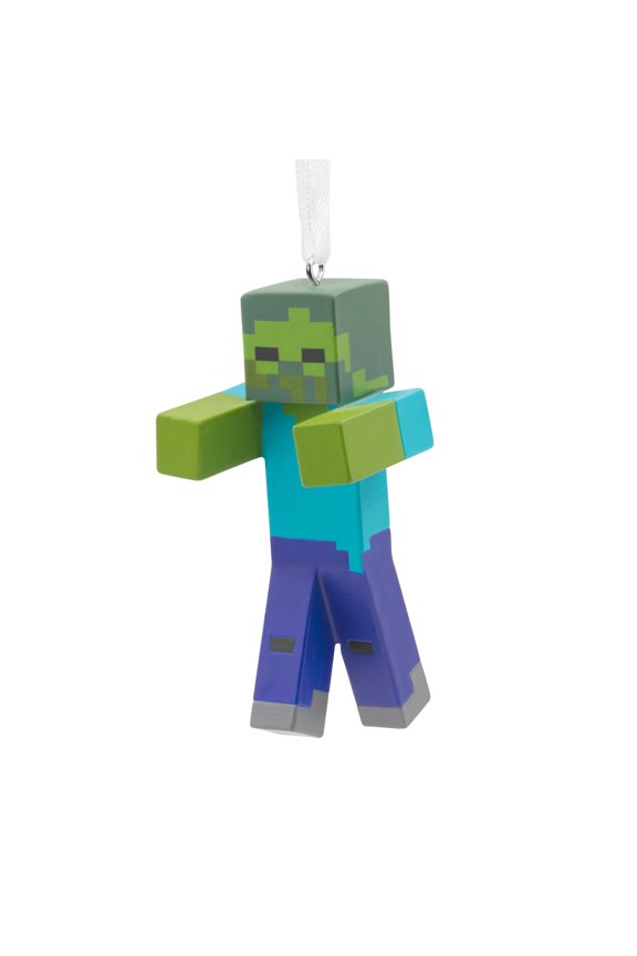 Minecraft Zombie Christmas Ornament